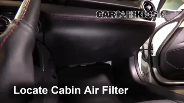 2016 Mazda MX-5 Miata Grand Touring 2.0L 4 Cyl. Filtre à air (intérieur) Changement